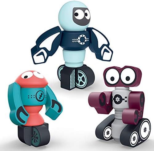 Gifts2U Magnetic Robots, Magnetic Blocks Set for Kids STEM Educational Playset Storybots Toys DIY St | Amazon (US)