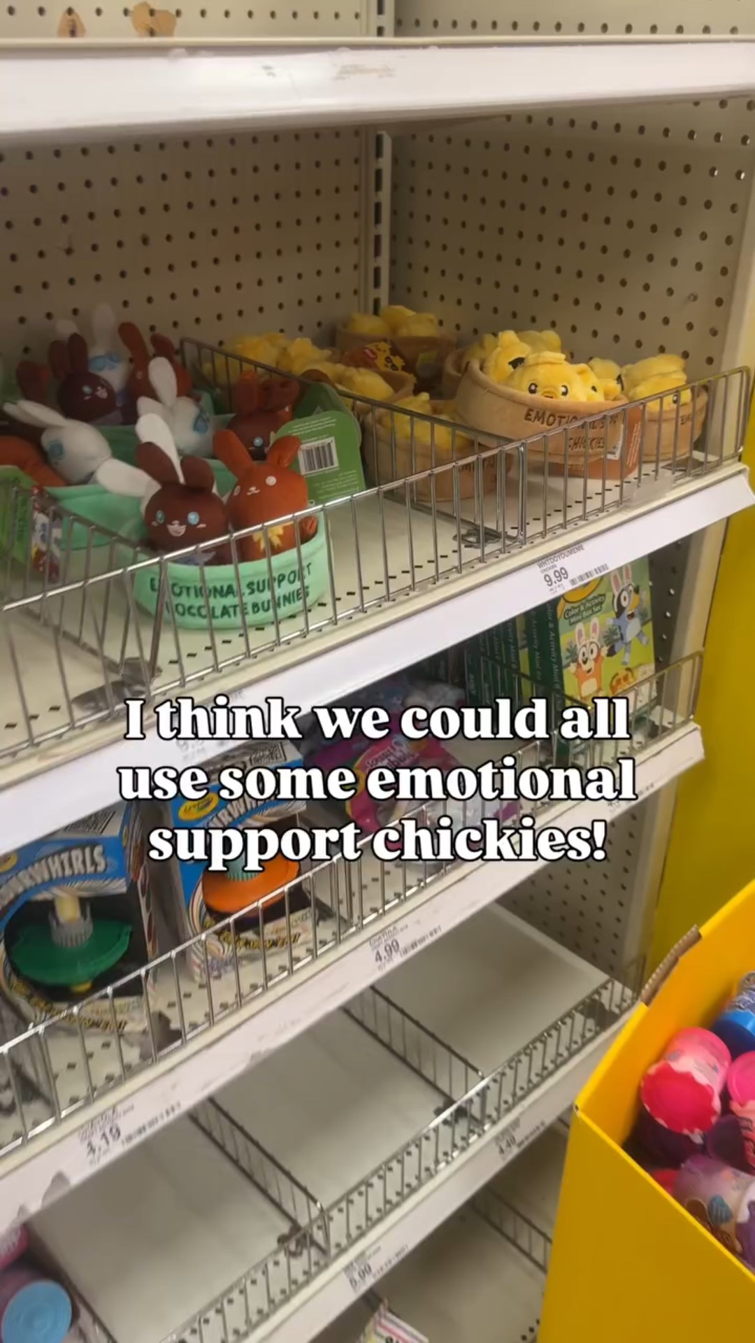 Emotional support chickies or chocolate bunnies to fill your Easter baskets 😂🥰🐣🐇 Follow + comment “SHOP” for a link! (make sure you’re following to receive it) ✨ & if you love Holiday finds and gift ideas, follow along for more!