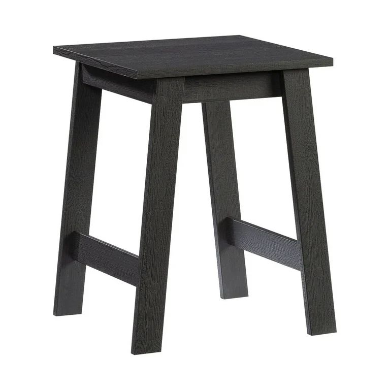 Mainstays Small Square Wood Side Table, Black Finish | Walmart (US)