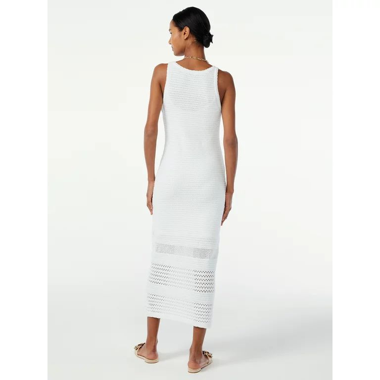 Scoop Women's Crochet Shift Dress | Walmart (US)