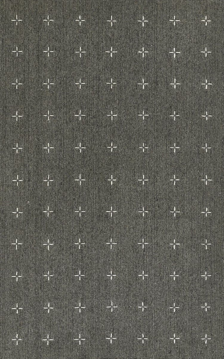 Oliver OLI-2 Charcoal Wool Handmade Area Rug | Rugs Direct
