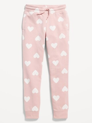 Printed Vintage High-Waisted Jogger Sweatpants for Girls | Old Navy (CA)