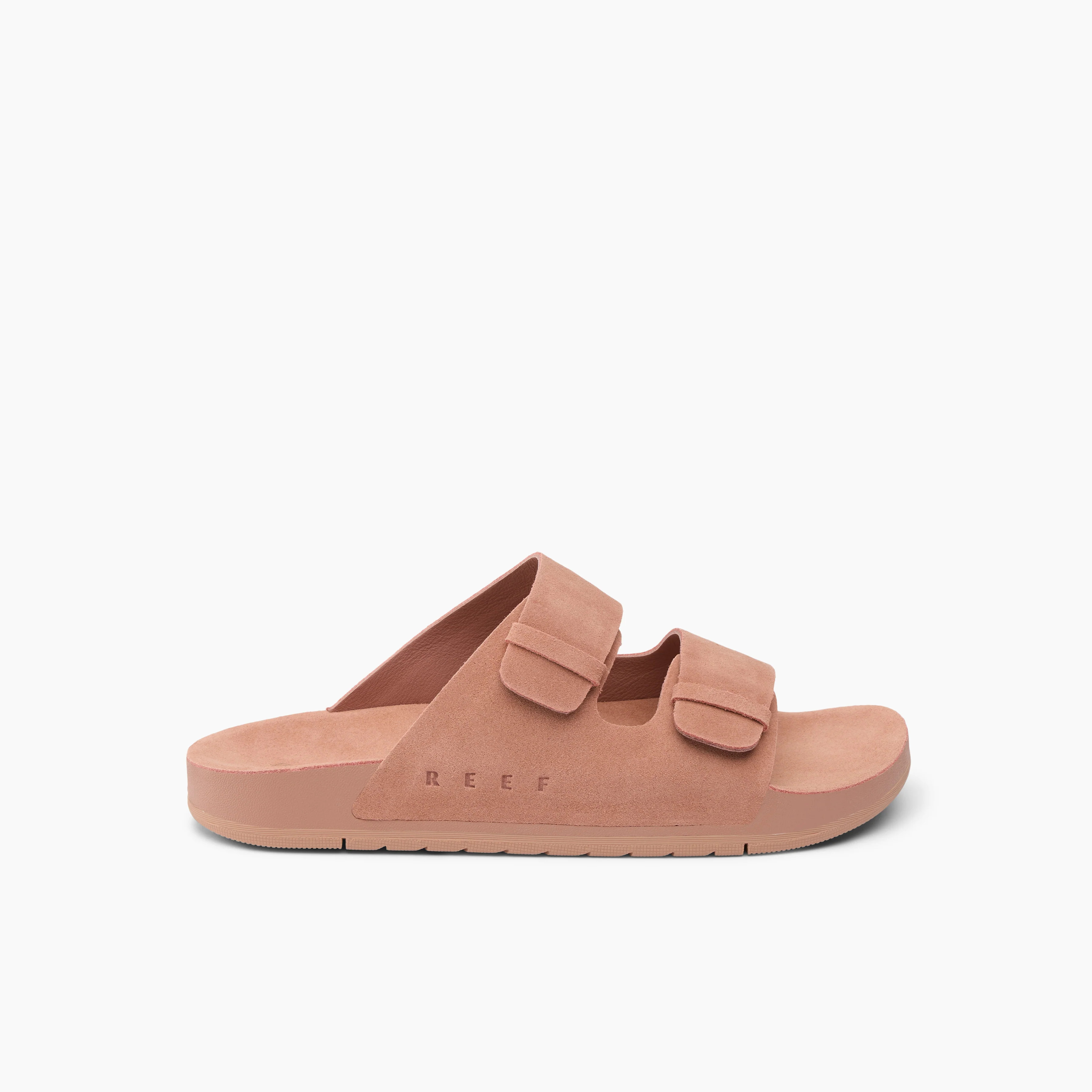 Women's Suede Ojai Two Bar Slide in Cork | REEF® | Reef