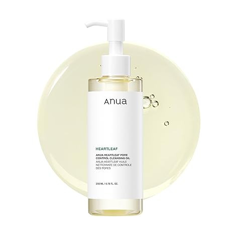 Anua Heartleaf Pore Control Cleansing Oil, Oil Cleanser for Face, Makeup Blackhead Remover, Korea... | Amazon (US)