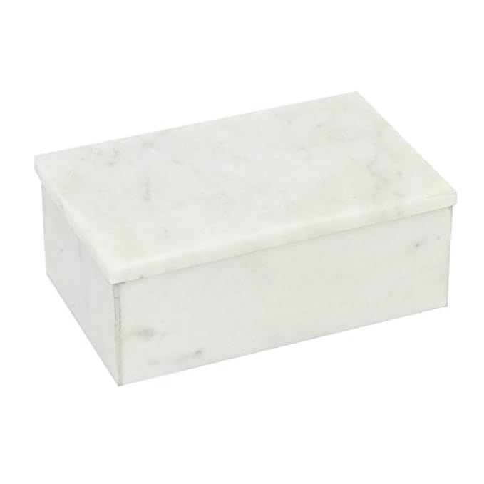 Three Hands Marble Box Decorative, White | Amazon (US)