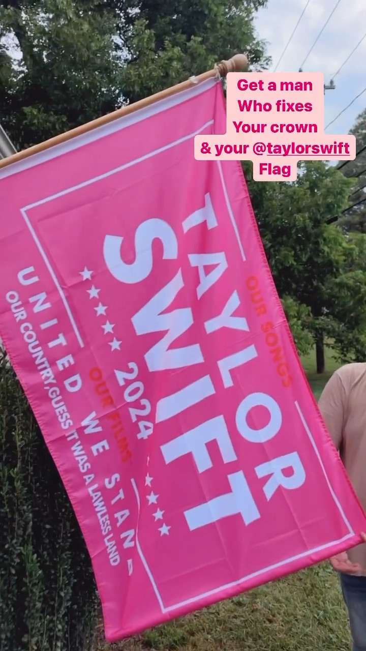 Taylor Swift 2024 flag- gets all the compliments 😂 #taylorswift 

#LTKfamily #LTKfindsunder50 #LTKxPrime