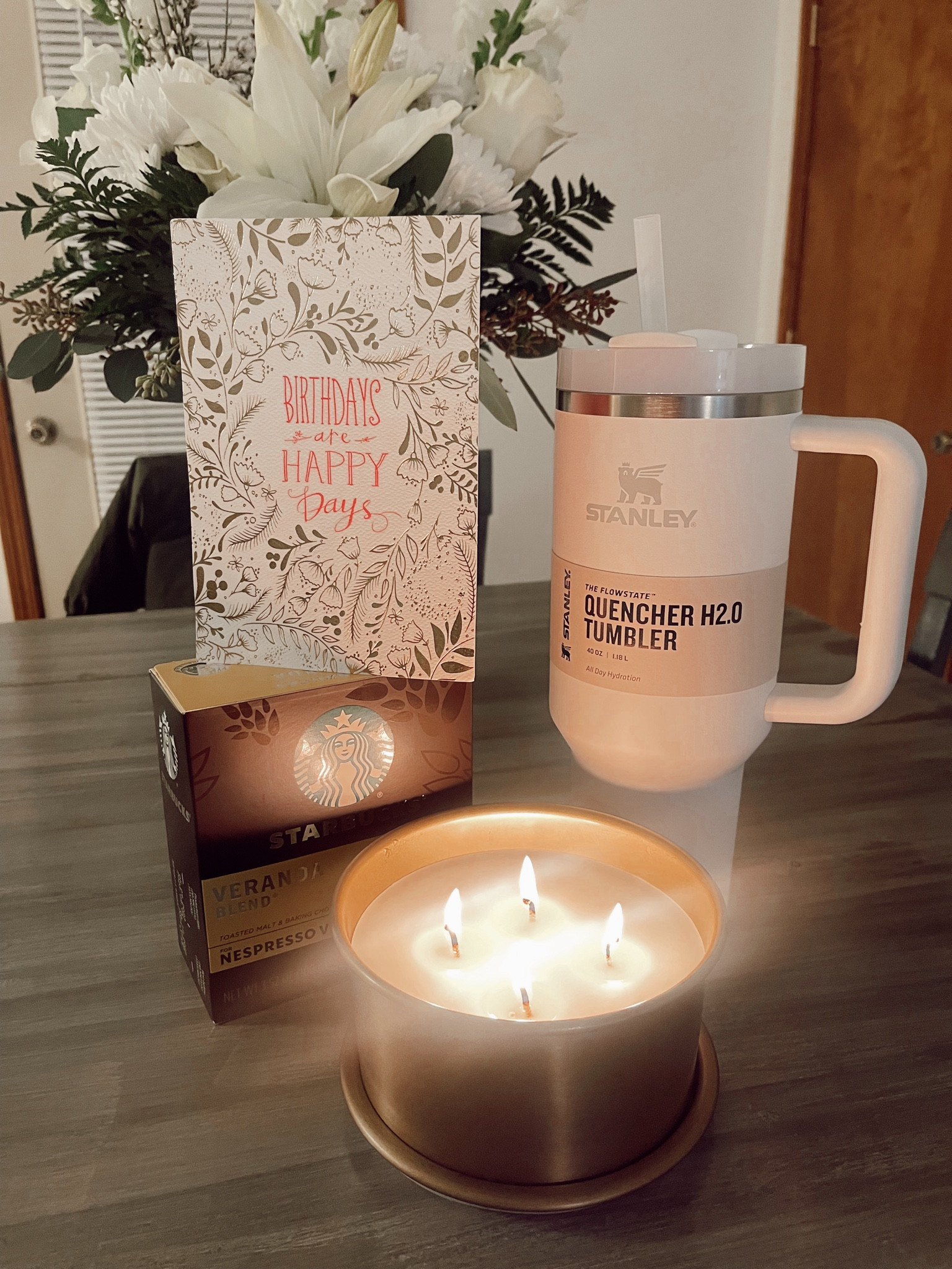 One of my favorite and simple birthday gifts includes - Magnolia Candle, Stanley Tumbler, and Nespresso Pods! Perfect for cozy mornings or relaxing evenings, these top picks combine style, functionality, and a touch of luxury. Shop these essentials on LiketoKnow.it. #MagnoliaHome #CandleLovers #StanleyTumbler #Nespresso #CoffeeLovers #GiftIdeas #CozyVibes #HomeEssentials #LTKFinds #HolidayGifts #OOTD #Fall Fashion #HomeDecor #SkincareRoutine #Beauty Favorites #SummerStyle #Athleisure #TravelEssentials #FitnessGear #HolidayGiftGuide

#LTKGiftGuide #LTKFindsUnder100 #LTKSaleAlert