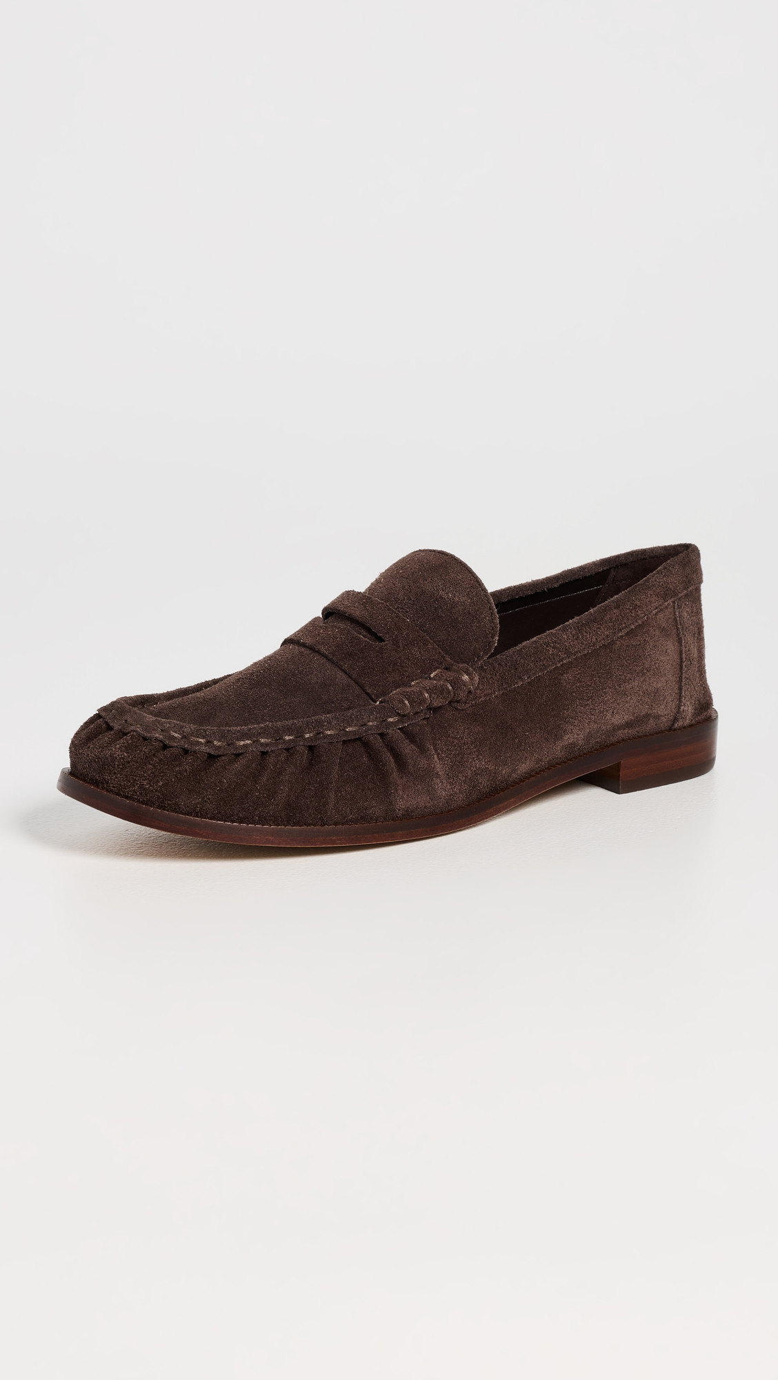 Schutz Tyche Loafers Dark Brown 7.5 | Shopbop