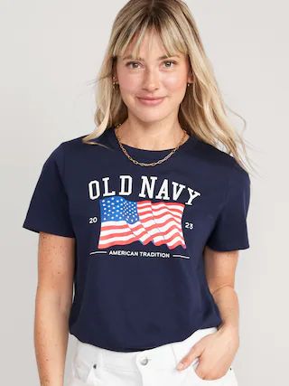 Matching "Old Navy" Flag T-Shirt for Women | Old Navy (US)