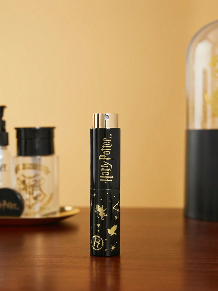 HARRY POTTER X SHEIN Animal And Letter Printed Black Portable Spray Bottle,Gifts | SHEIN