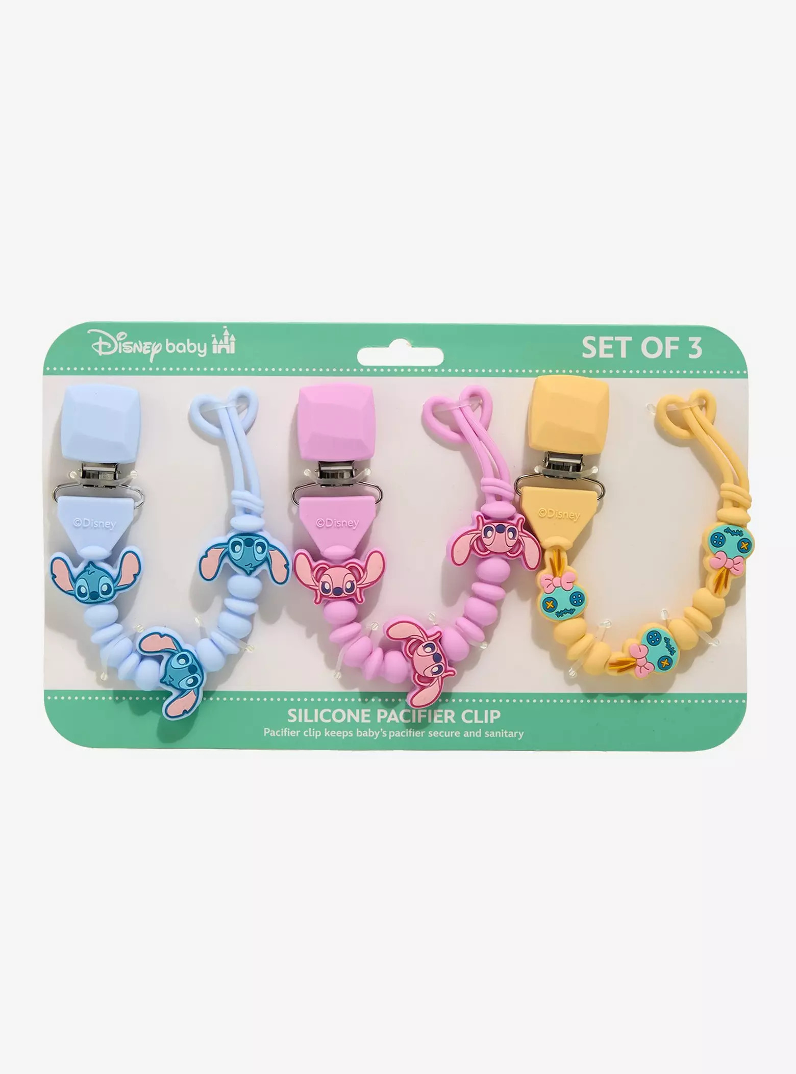 Disney Lilo & Stitch Aliens Pacifier Clip Set — BoxLunch Exclusive | BoxLunch | BoxLunch