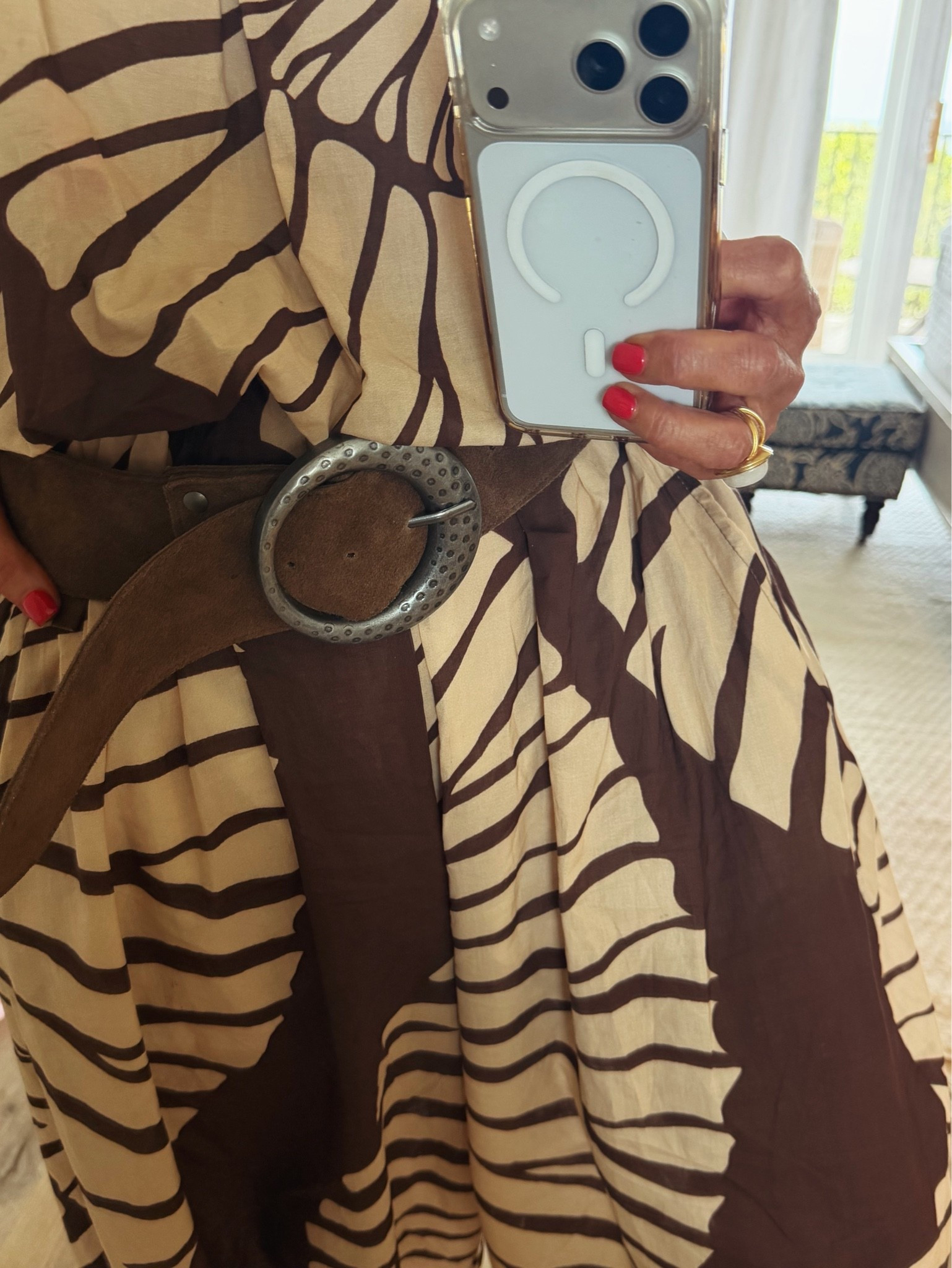 Purchased this gorgeous belt tonight & immediately put it on before dinner

#LTKootd #LTKvlog #LTKOver40