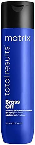 MATRIX Total Results Brass Off Color Depositing Blue Shampoo | Refreshes Hair & Neutralizes Brass... | Amazon (US)