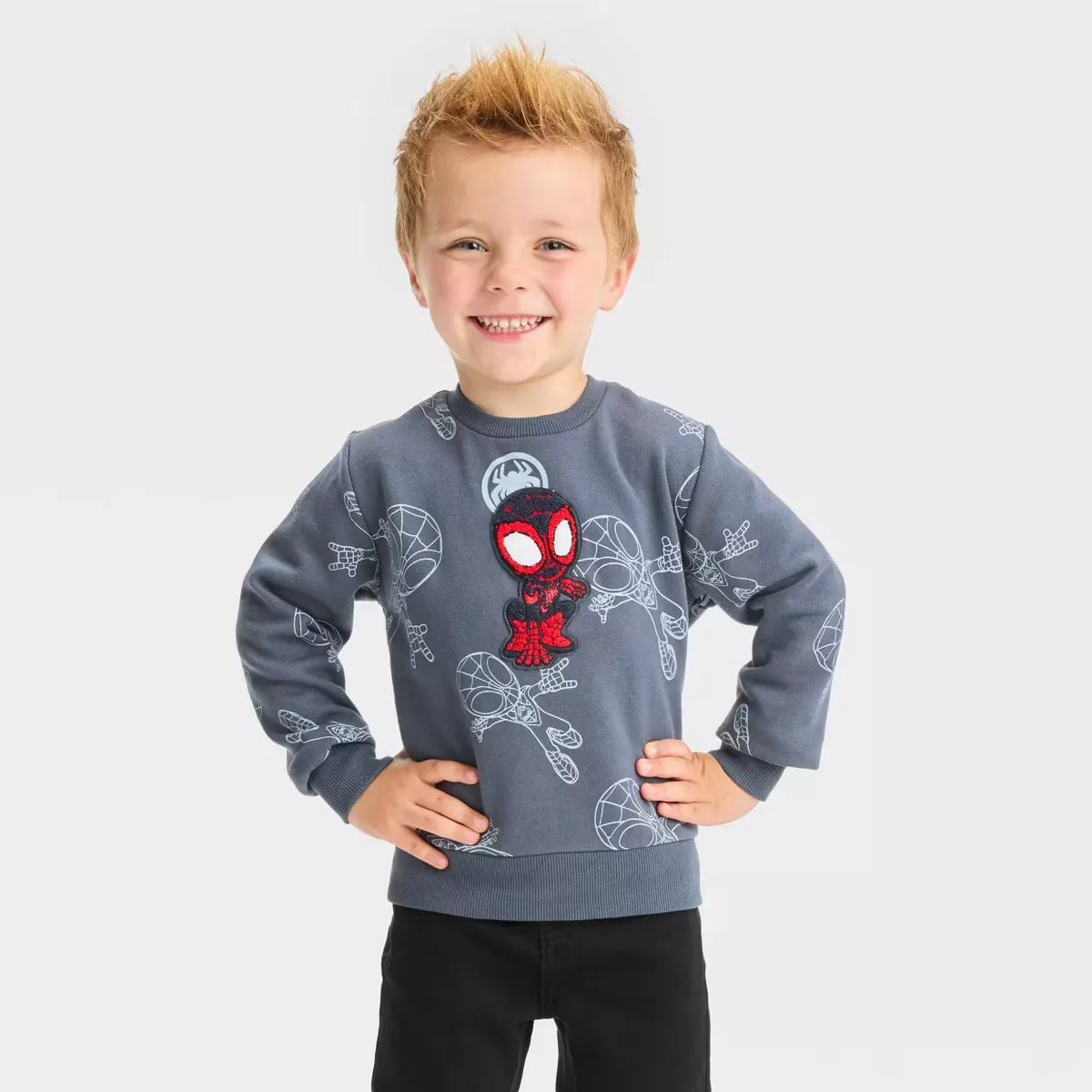 Boys cheap marvel sweatshirt