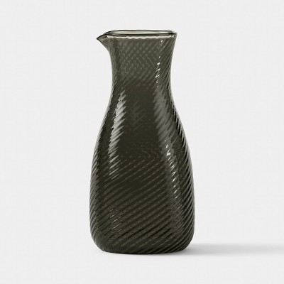 67.6 fl oz Glass Swirl Pitcher Green - Threshold™ | Target