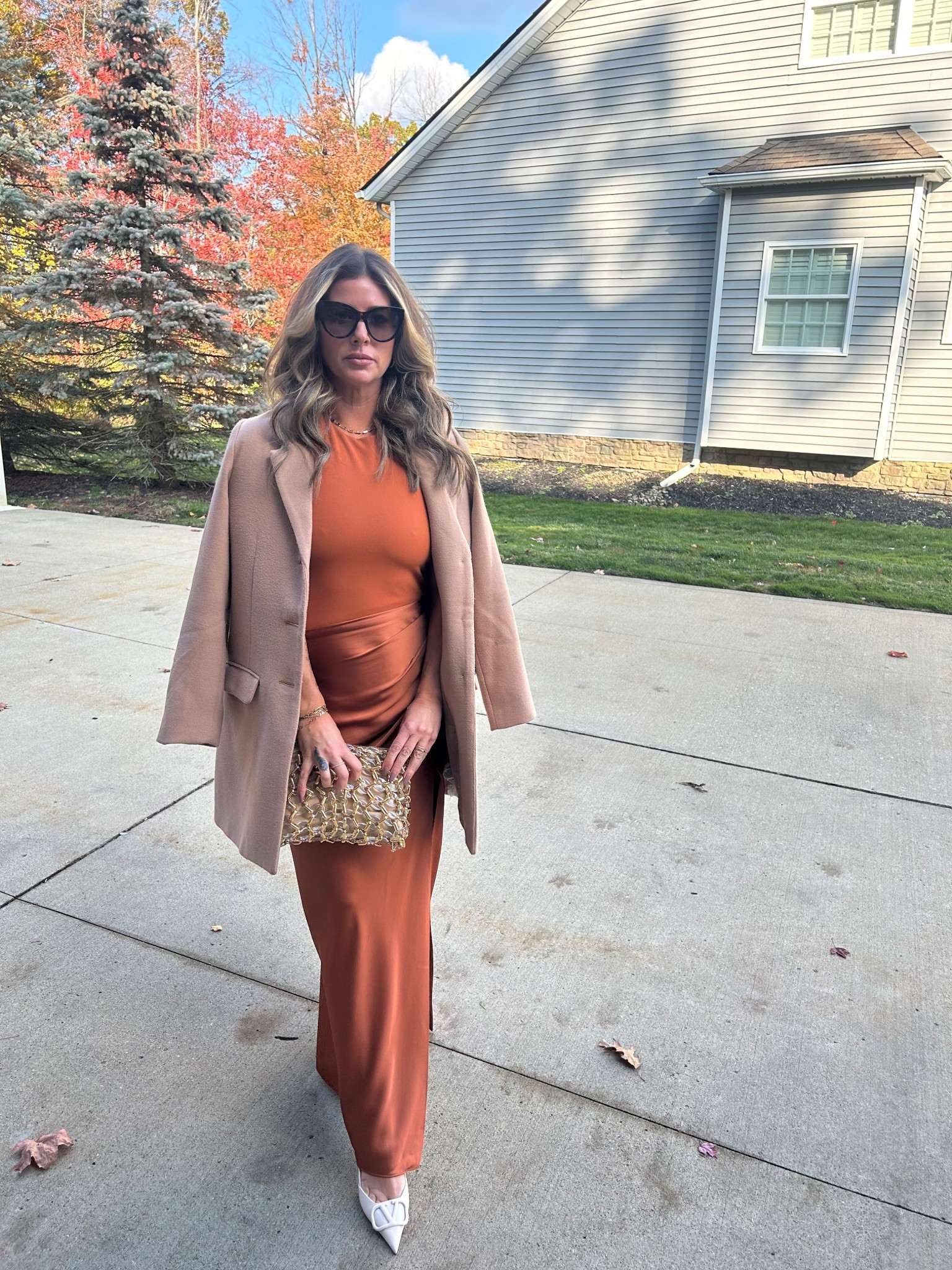 Dressy neutrals for a fall night out 🥂🍂✨ Wearing this beautiful dress from Abercrombie linked below 🔗

#LTKSeasonal #LTKStyleTip #ClevelandStyle 

#LTKHoliday