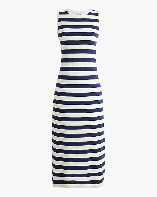 Striped knit midi dress | J.Crew Factory