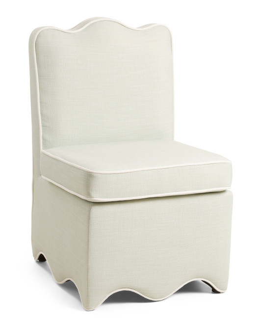 34in Scalloped Bottom Skirted Dining Chair | Kitchen & Dining Room | Marshalls | Marshalls