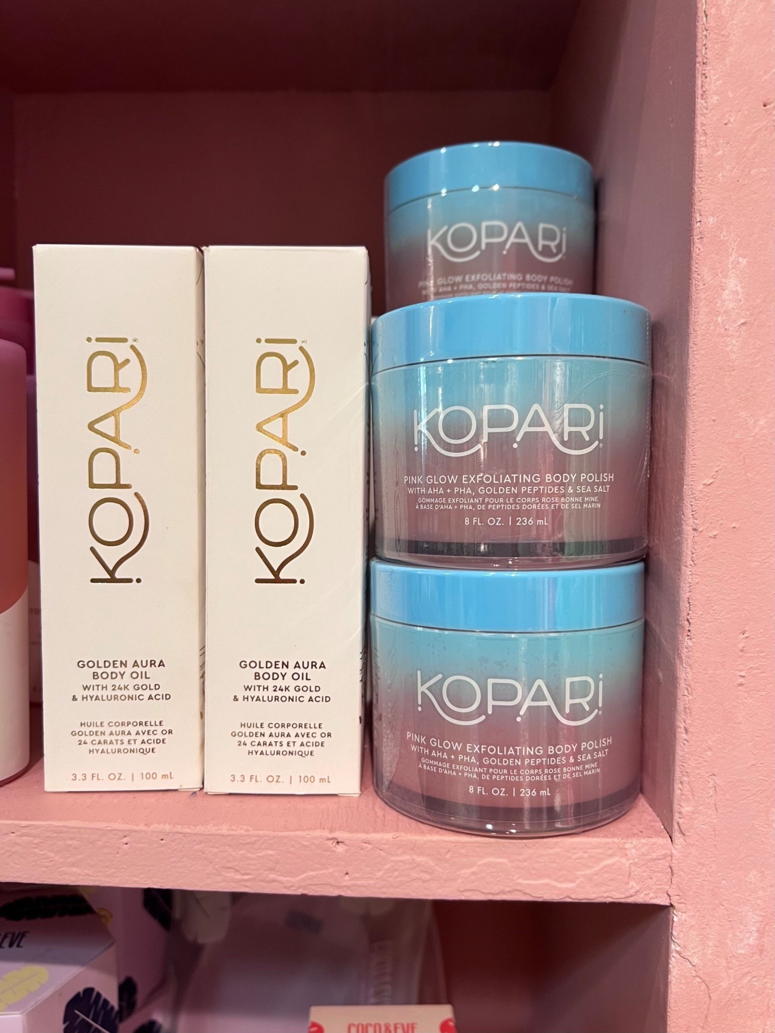 Two summer essentials to keep your skin exfoliated, hydrated and glowing. On the left is Kopari’s Gokden Aura Body Oil. I use this living in Florida all the time for a light glow and great hydration without being oily. On the right is the Kopari Pink Glow Exfoliating Body Polish, smells like a blend of grapefruit and vanilla.

#LTKselfcare #LTKBeauty #LTKmorningroutine