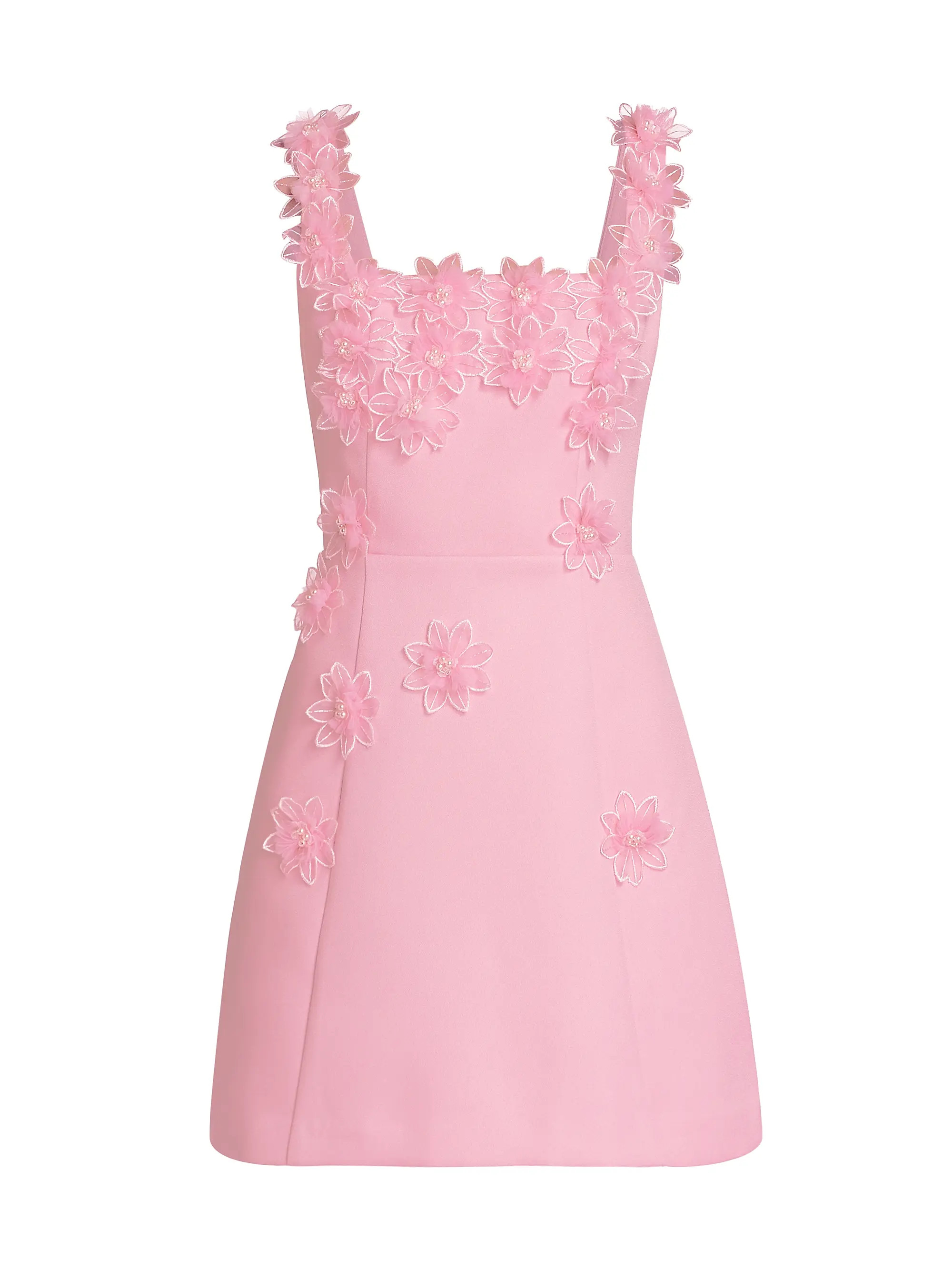 Bruges Floral Appliqué Minidress | Saks Fifth Avenue