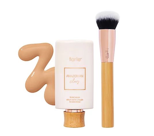 tarte Amazonian Clay Tinted Serum with Brush Auto-Delivery - QVC.com | QVC