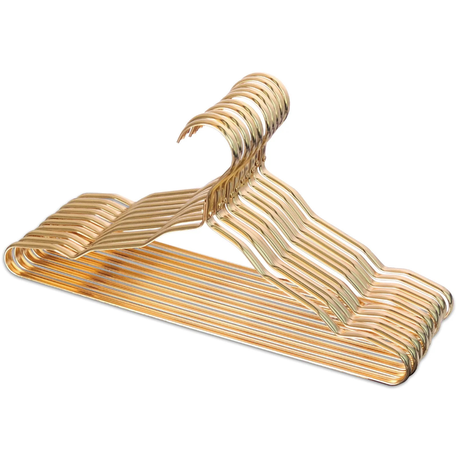 Abble Aluminum Coat Hanger - Set of 10 - Walmart.com | Walmart (US)