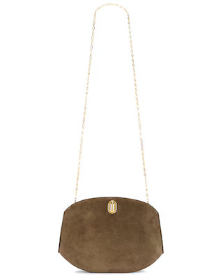 Savette The Tondo Chain Crossbody Bag in Mink | FWRD | FWRD 
