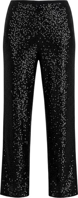 Women's Sequin High-Rise Wide-Leg Pants | Macy's