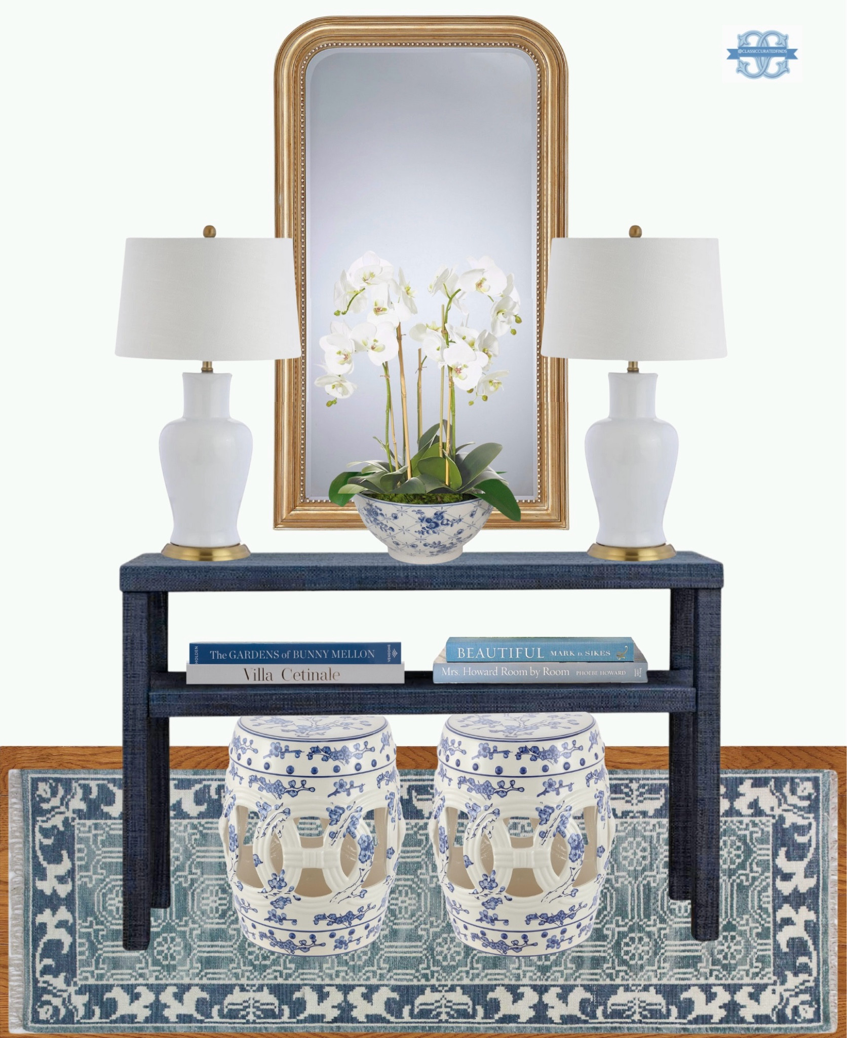 Classic blue and white entryway decor!🤍

Home Decor, Grandmillennial, Console Table, Entryway Table, Mirror, Lamps, Runner Rug

#LTKHome
