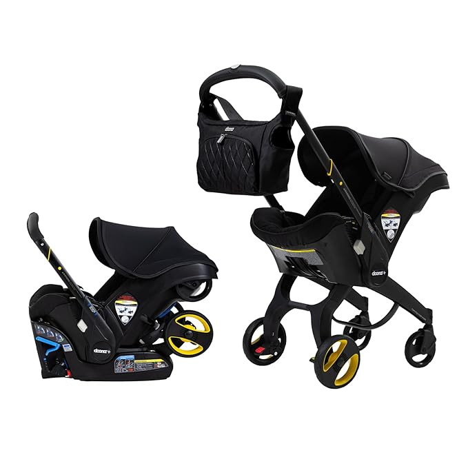 Doona Car Seat & Stroller, Midnight Edition - All-in-One Travel System | Amazon (US)