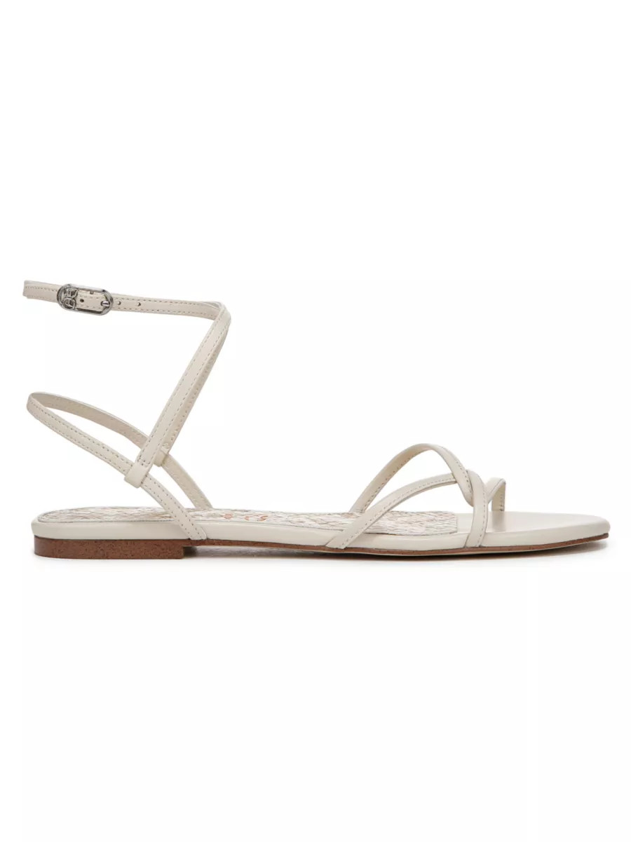 Ellina Strappy Leather Sandals | Saks Fifth Avenue