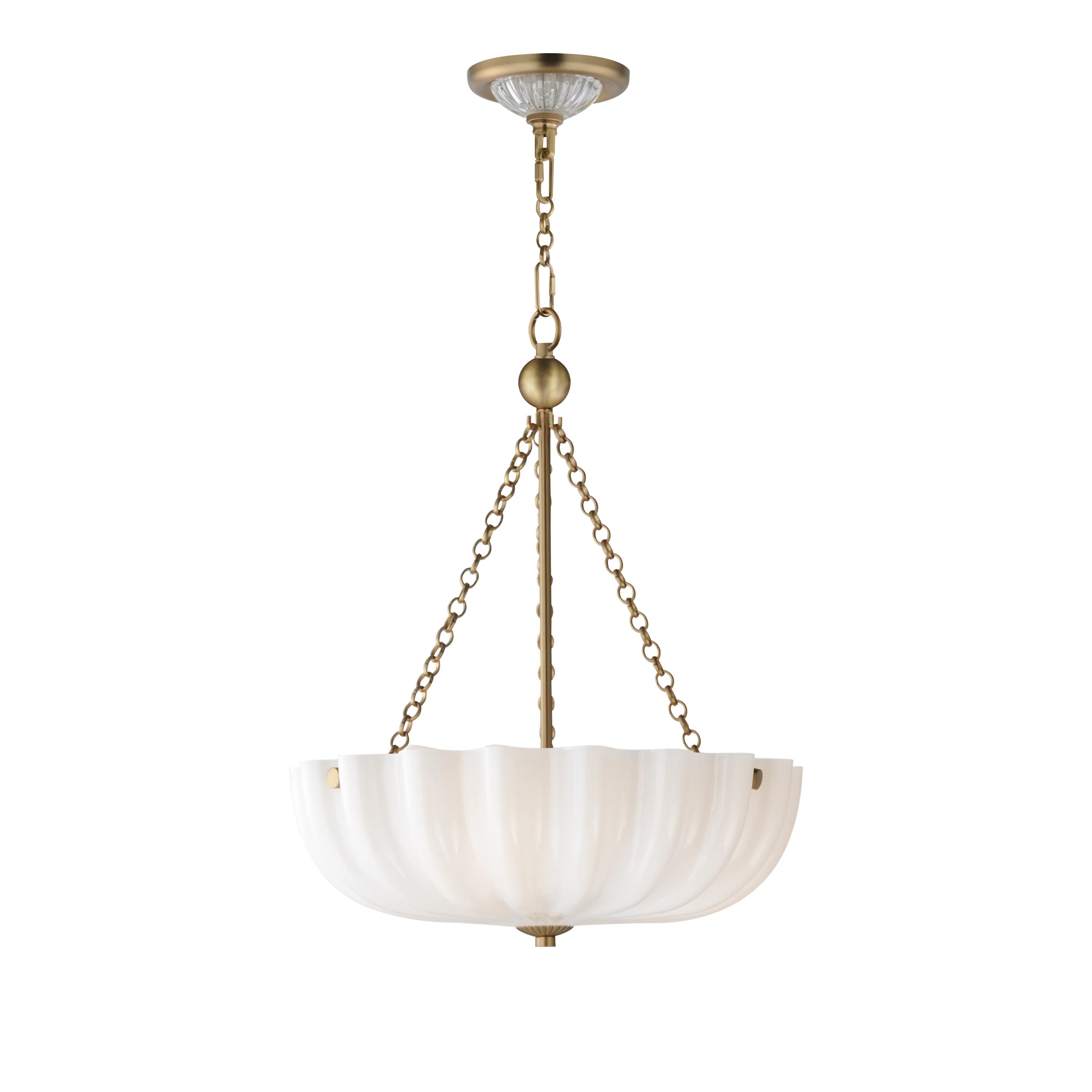 Fluted Cake Pan-Semi-Flush Mount | Wayfair North America