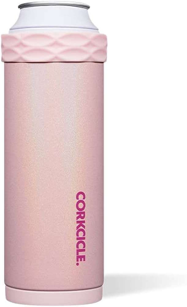 Corkcicle Slim Arctican- Stainless Steel Insulated Can & Bottle Holder, Cotton Candy | Amazon (US)