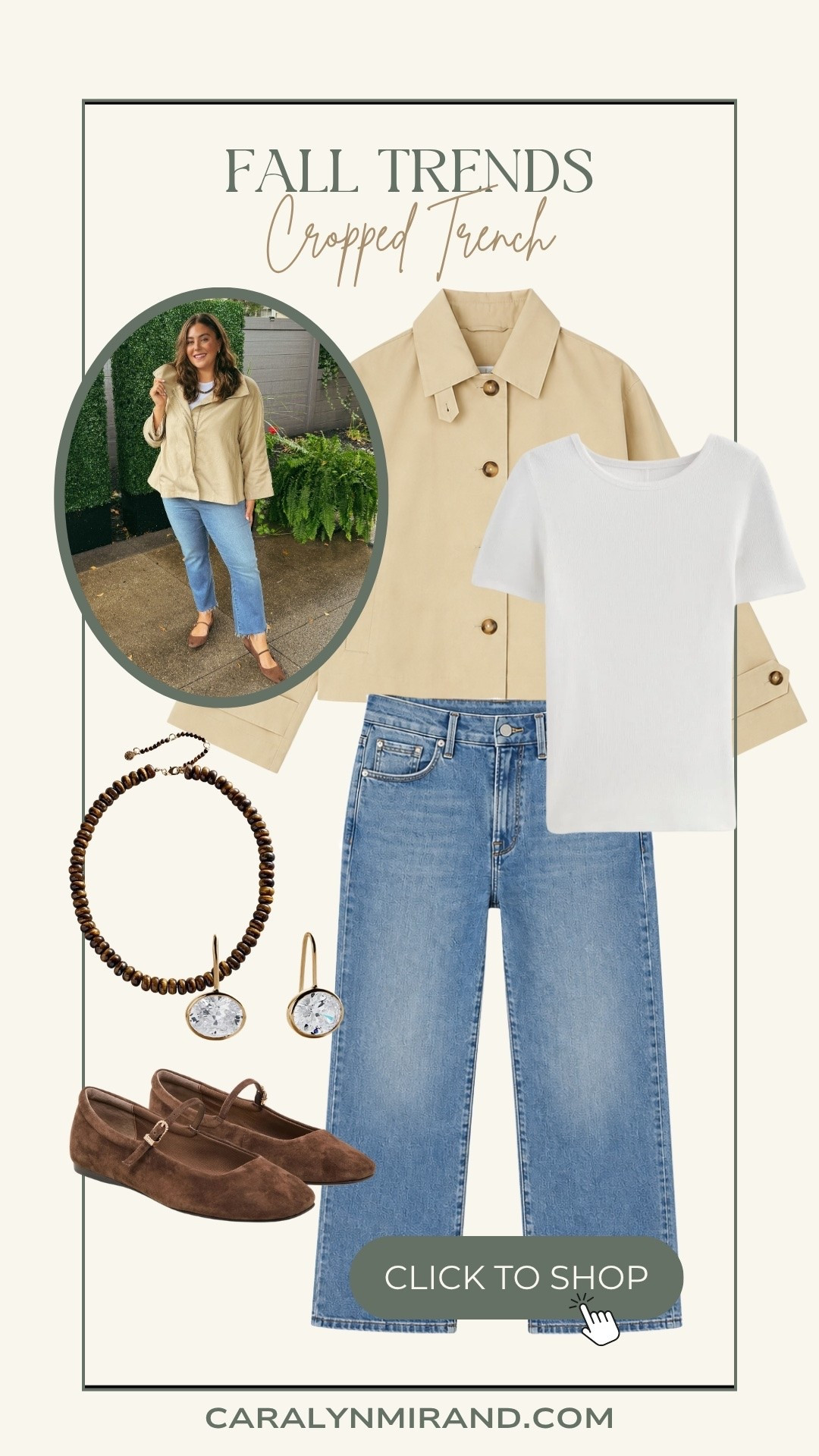 Mini jackets are trending for fall and I’m loving this cropped trench style.

#LTKootd #LTKPlusSize #LTKSeasonal