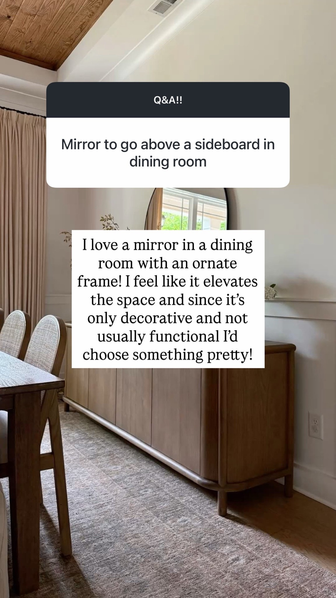 Pretty mirrors!