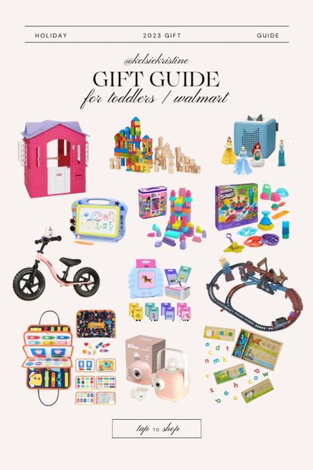 Gift guide for toddlers from Walmart 🙌🏻 

Gifts for kids, toddlers, Walmart gifts, Walmart finds, toys, Walmart toys, educational toys, gifts for little girl, gifts for boy

#LTKkids #LTKHoliday #LTKGiftGuide