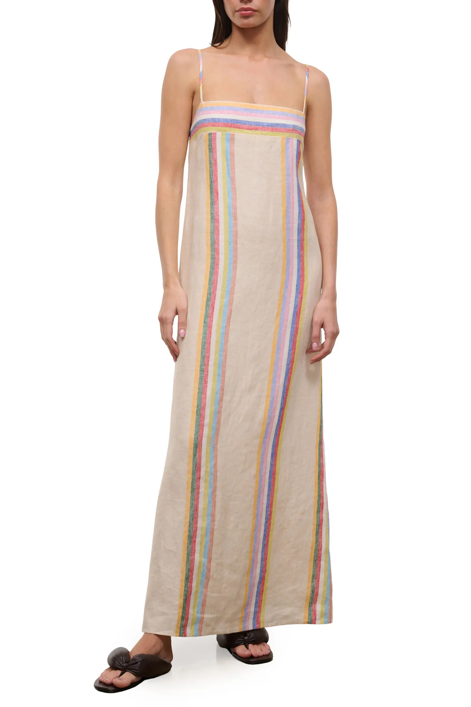 Laura Stripe Linen Maxi Dress (Women) | Nordstrom | Nordstrom