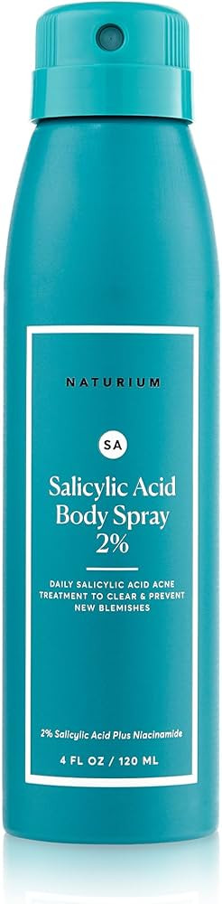 Naturium Salicylic Acid Body Spray 2%, Blemish-Fighting & Pore Treatment, with Niacinamide Plus E... | Amazon (US)