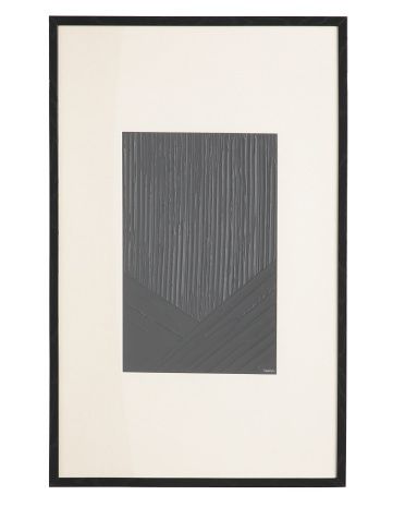 19x29 Framed Black Abstract Wall Art | TJ Maxx