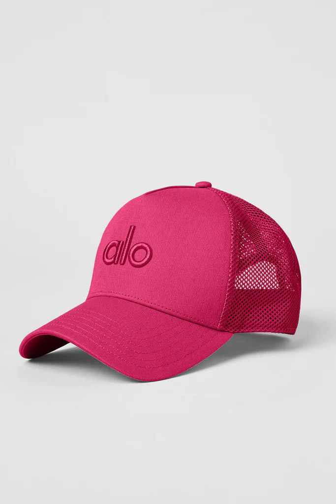 District Trucker Hat - Pink Summer Crush | Alo Yoga