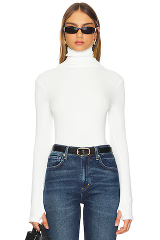 Enza Costa Knit Turtleneck in Winter White from Revolve.com | Revolve Clothing (Global)