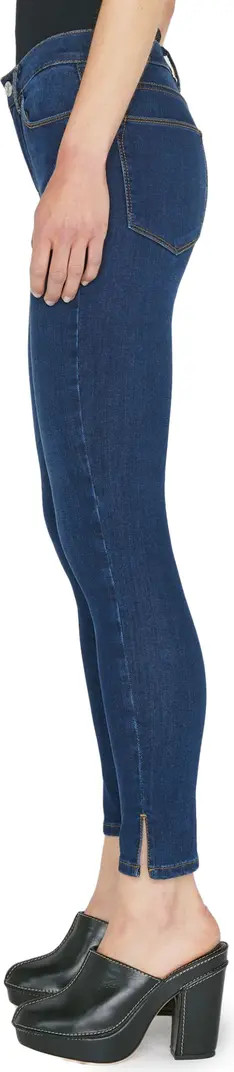 Le High Slit Hem Ankle Skinny Jeans | Nordstrom