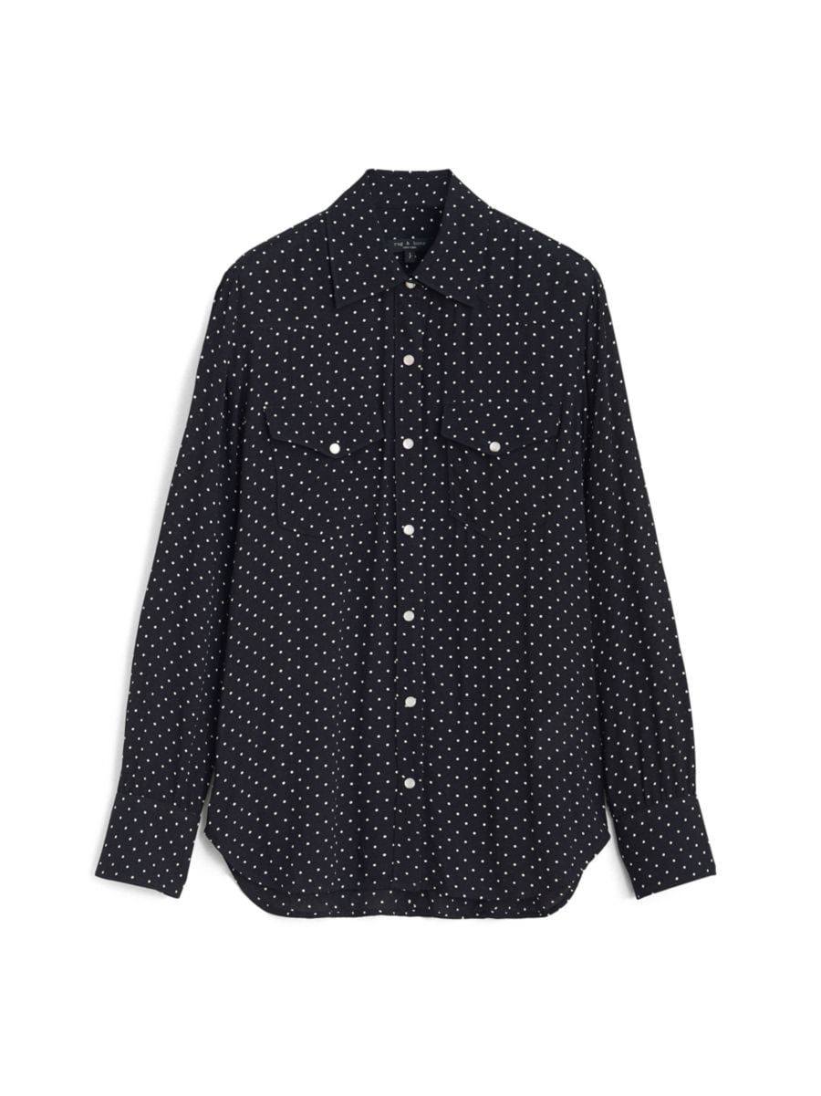 Farren Polka-Dot Shirt | Saks Fifth Avenue