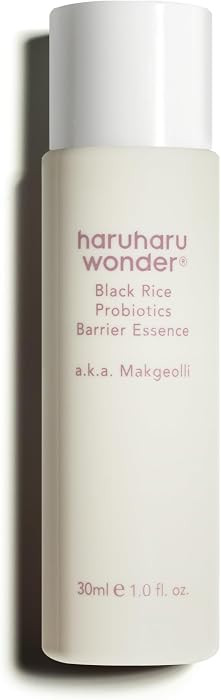 haruharu Wonder Black Rice Probiotics Barrier Essence 1 fl. oz, Travel Size, Skin Flooding & Laye... | Amazon (US)