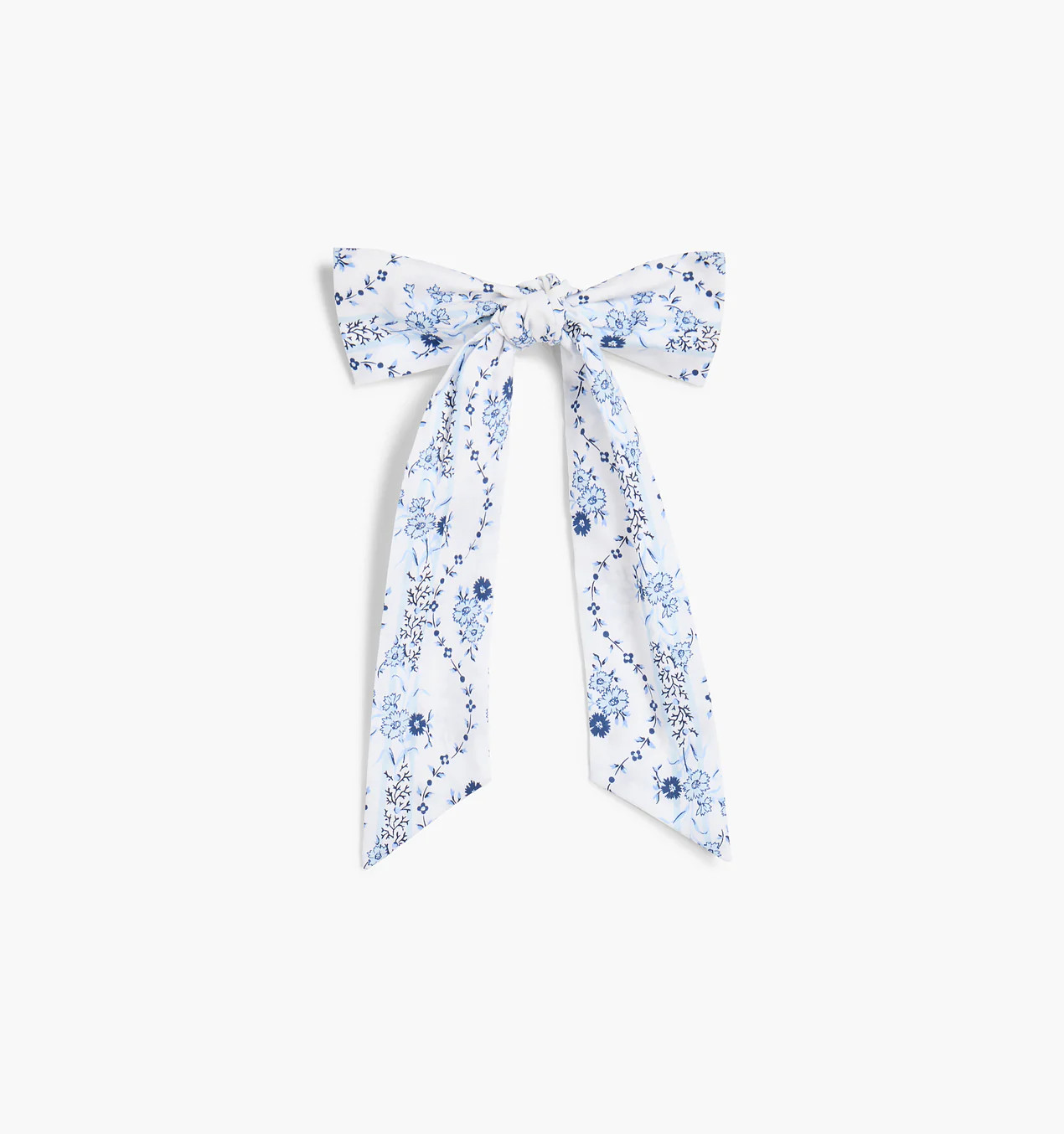 The Belle Bow - Blue Vine Stripe | Hill House Home US