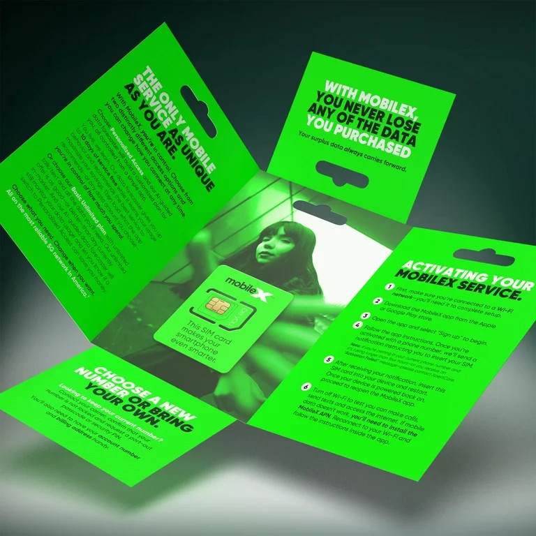 MobileX SIM Card Starter Kit, No Airtime - Prepaid | Walmart (US)