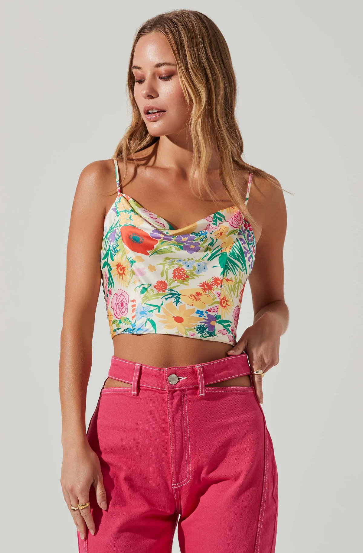 Ellery Floral Crop Top | ASTR The Label (US)