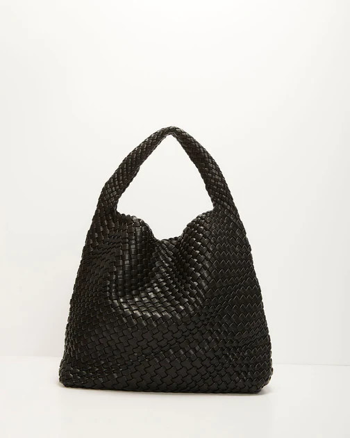 Cadiz Woven Shoulder Bag - Black | VICI