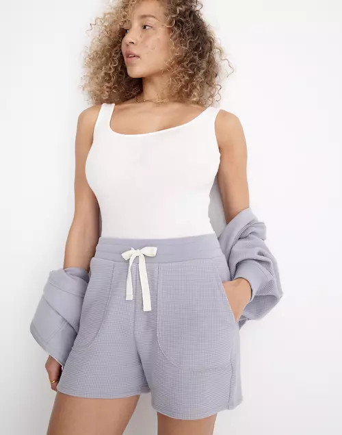 MWL Textured Waffle Sweatshorts | Madewell