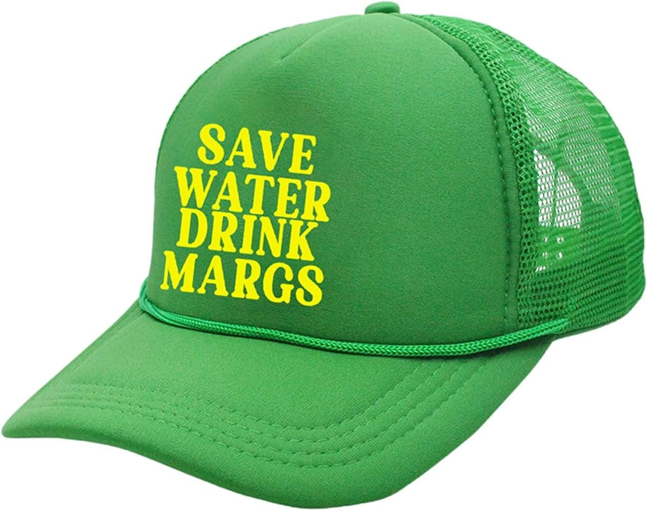 Save Water Drink Margs Trucker Hat Trendy Funny Print Country Tequila Beer Hats Women Men Fashion... | Amazon (US)
